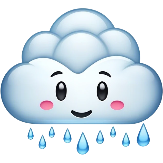 No rain emoji