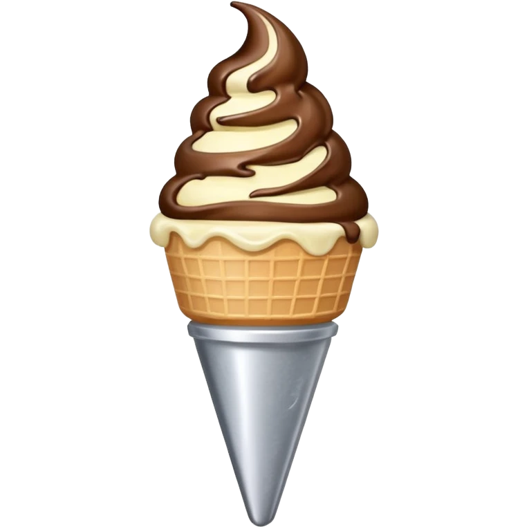 Scalpel in ice cream cone  emoji