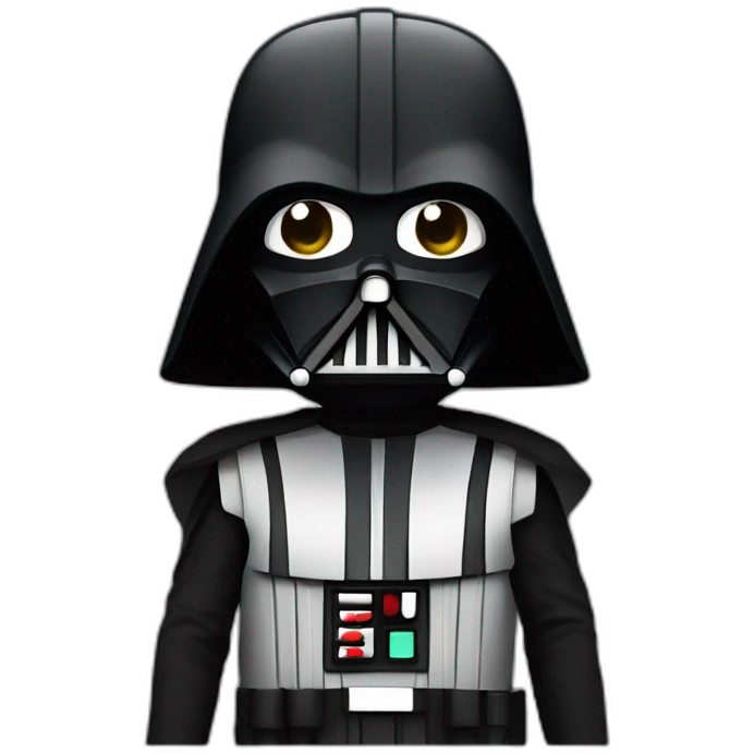 Dark Vador rigole emoji