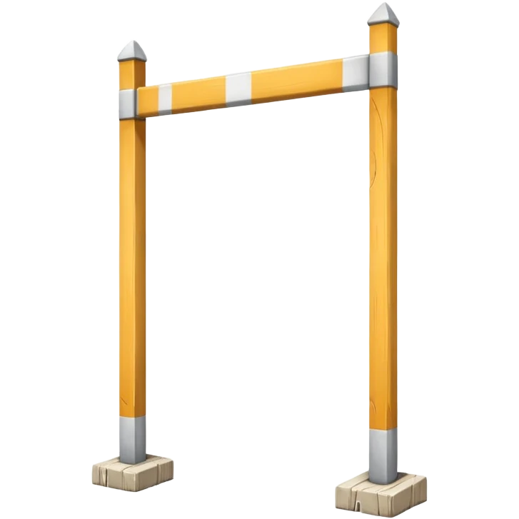 El poste de una portería emoji