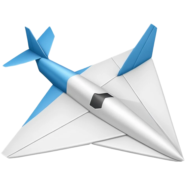 simple paper plane emoji