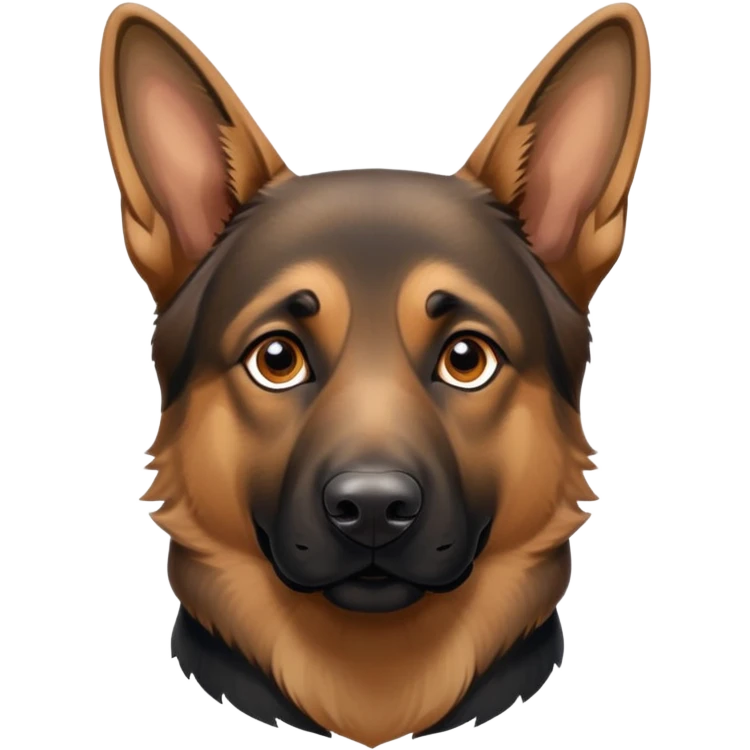 German shepherd named Don emoji