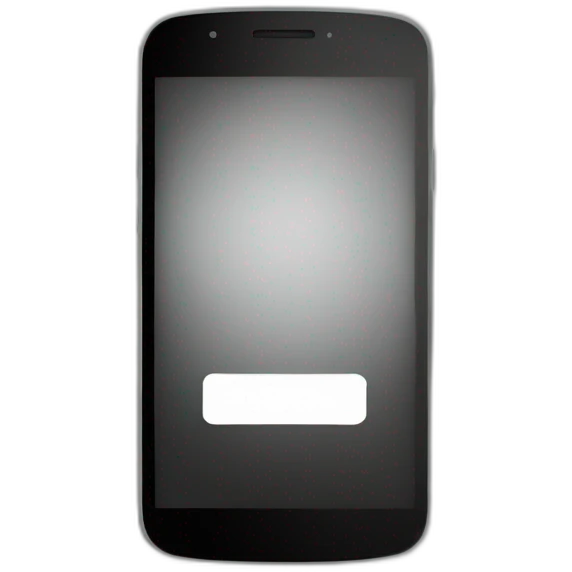 A smartphone with black screen  emoji