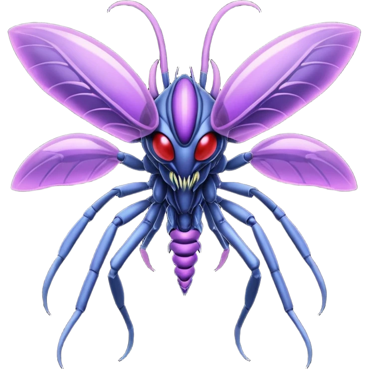 Genesect-Vikavolt-Venonat-Venom-Xenomorph-fusion emoji