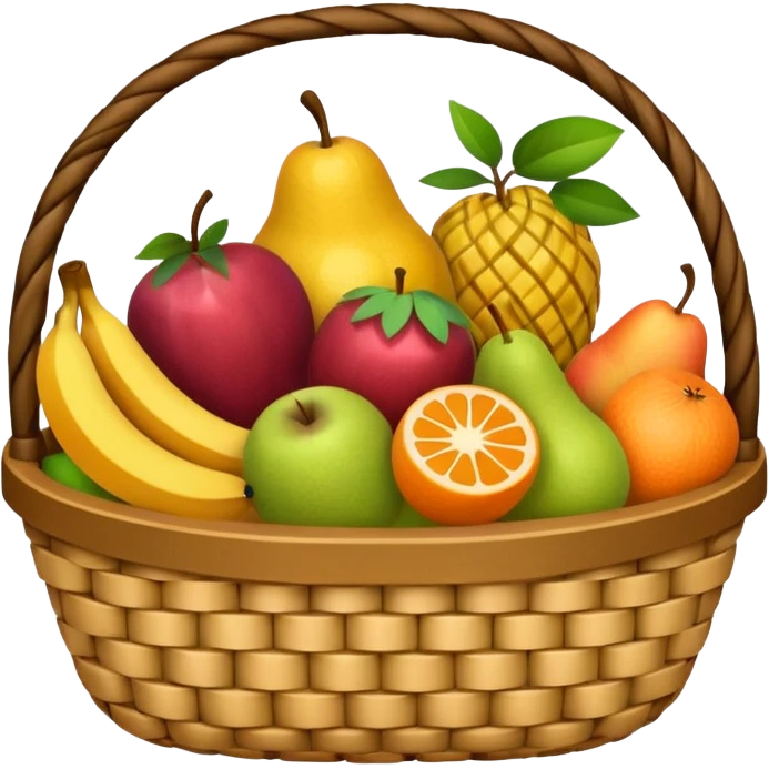 fruit basket emoji