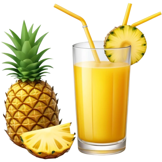 Pineapple juice  emoji