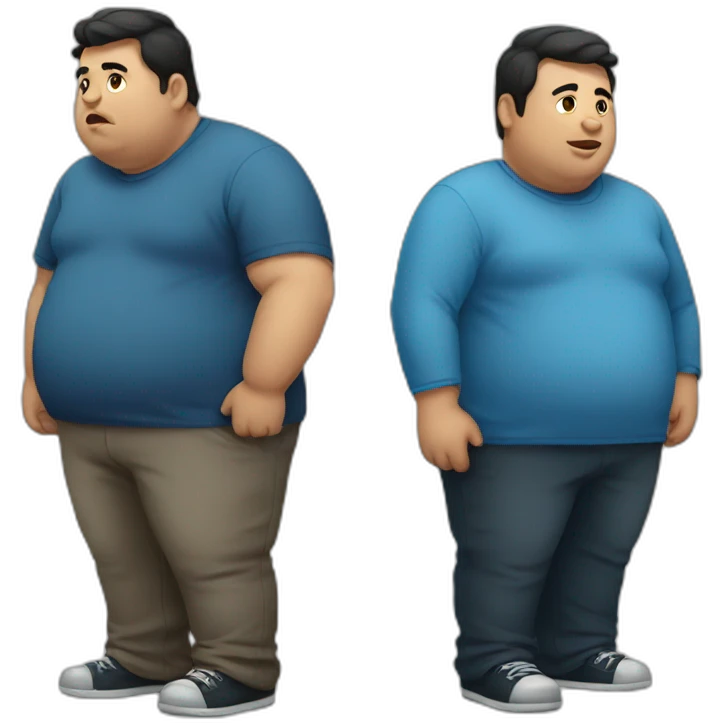Chat obese emoji