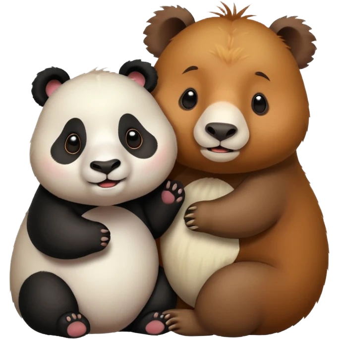 Panda with capybara emoji