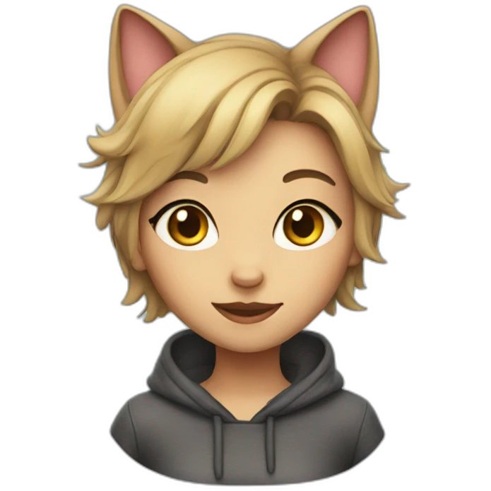 cat girl emoji