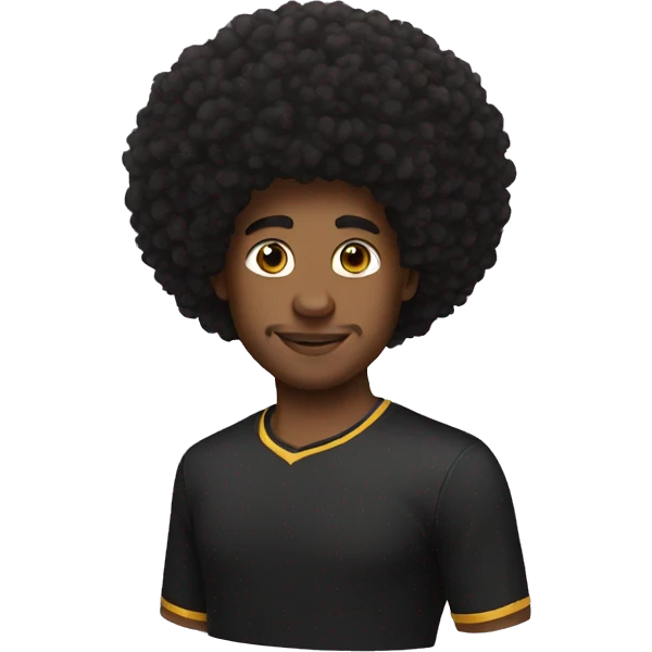 marchand afro emoji