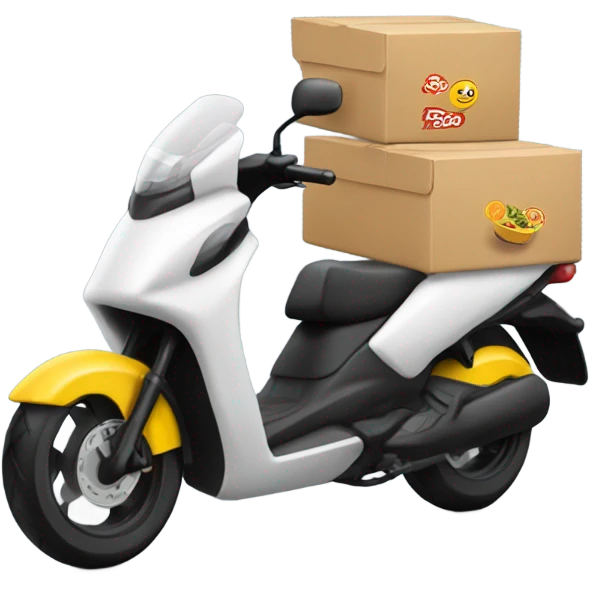 Tacos delivery moto  emoji