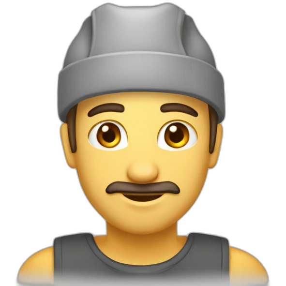 vaca cu caciula le care scrie ana emoji