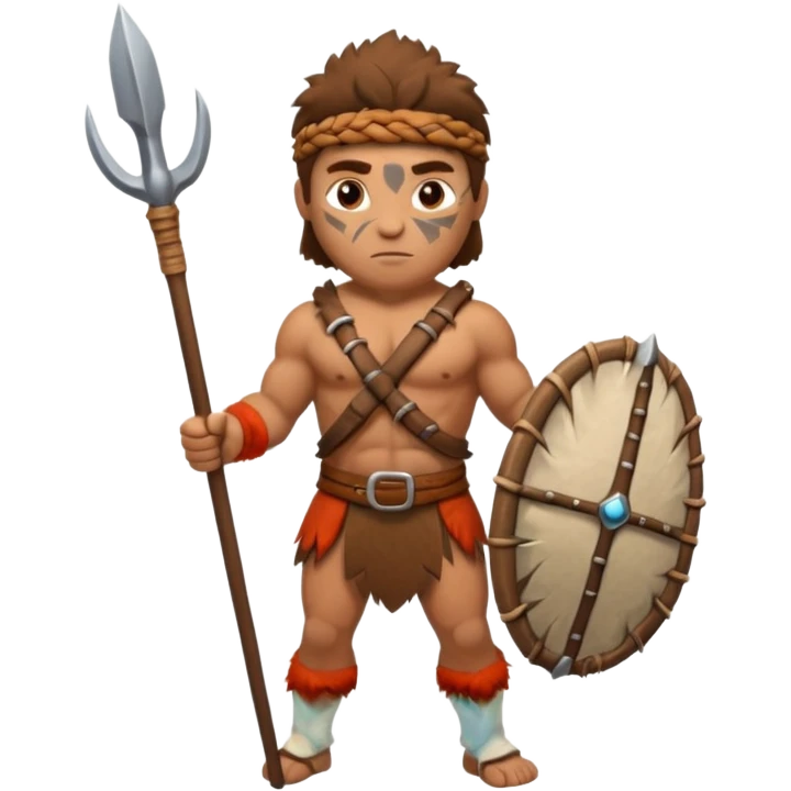 stone age hunter emoji