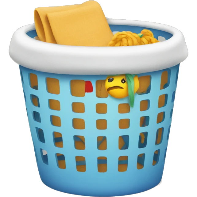Laundry basket  emoji