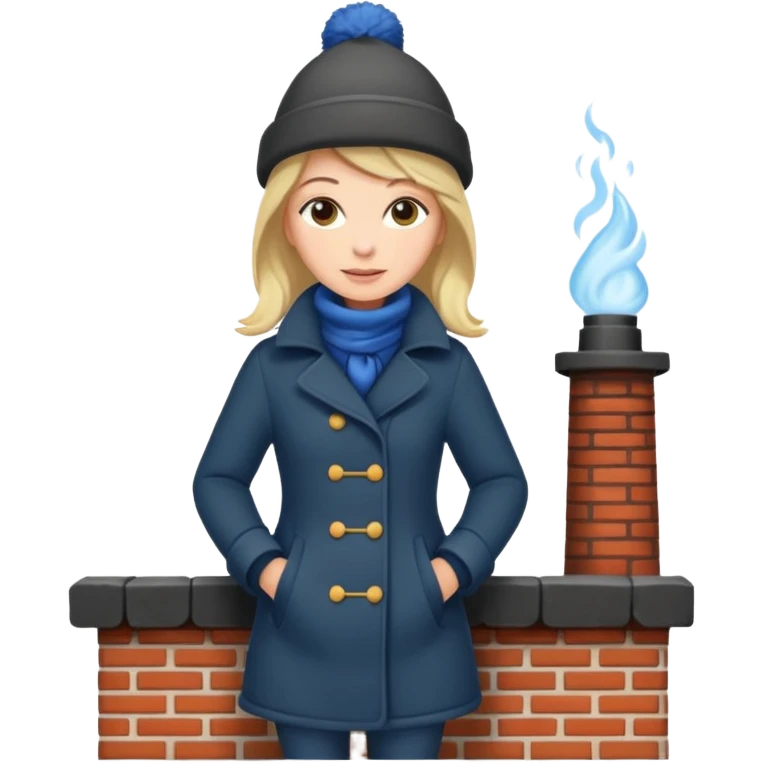 Female on a chimney emoji