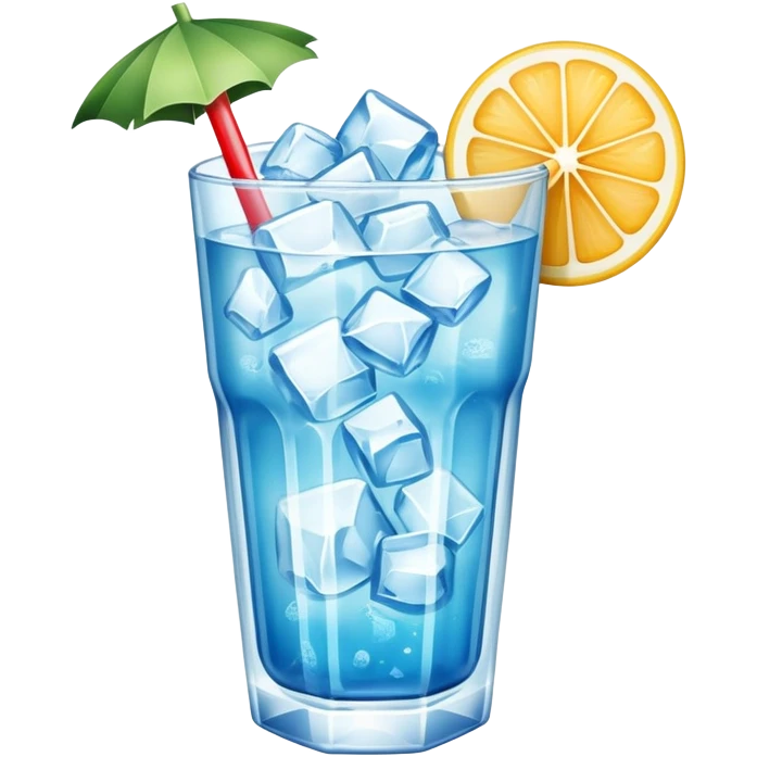 Ice cold oasis drink  emoji