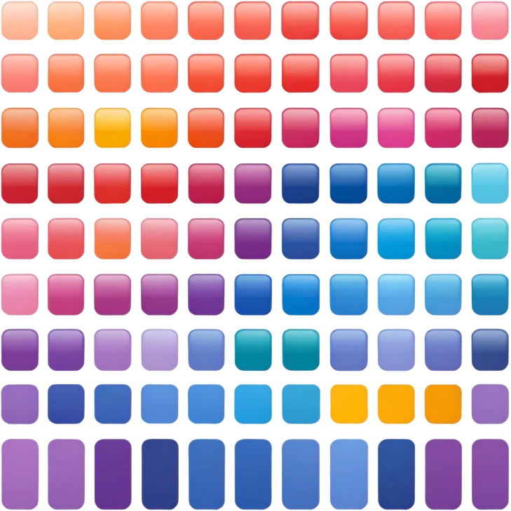 pantone color palete emoji