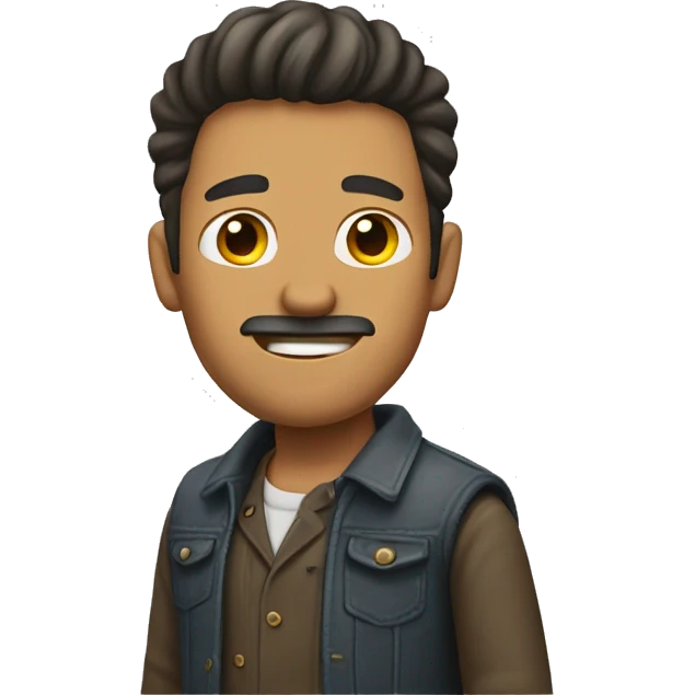 Hombre con cara tapada  emoji