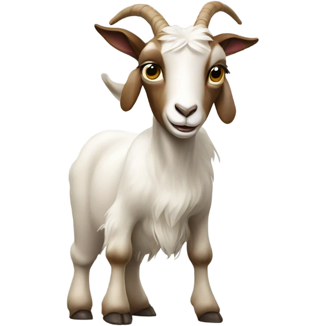 Goat flipping off emoji
