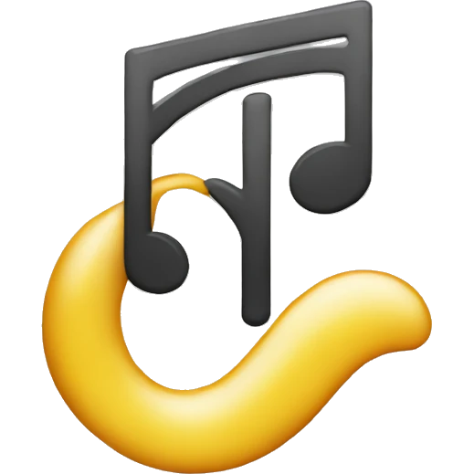 Musical note C emoji