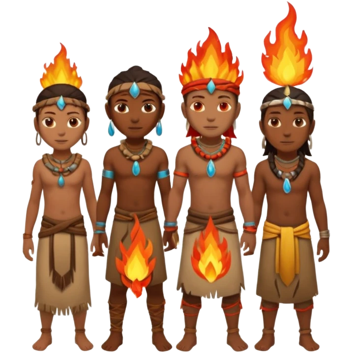 elemental tribal people emoji