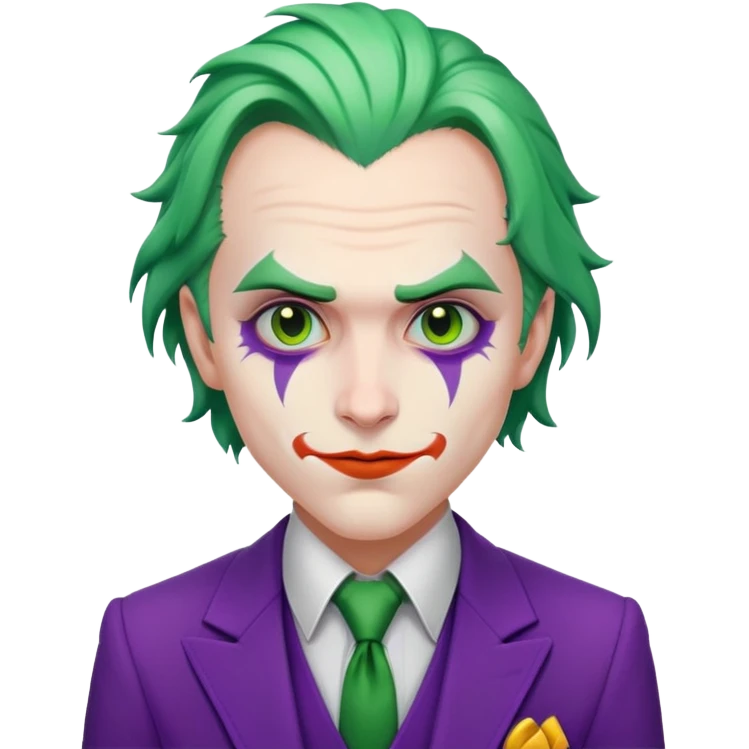 Joker from DC comics emoji
