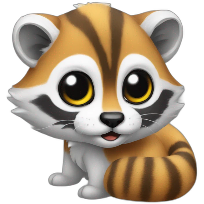 Ring tailed lemer emoji