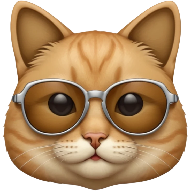 Cat wearing sunglasses emoji