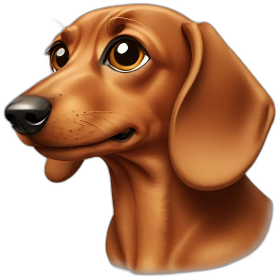 dachshund dog emoji