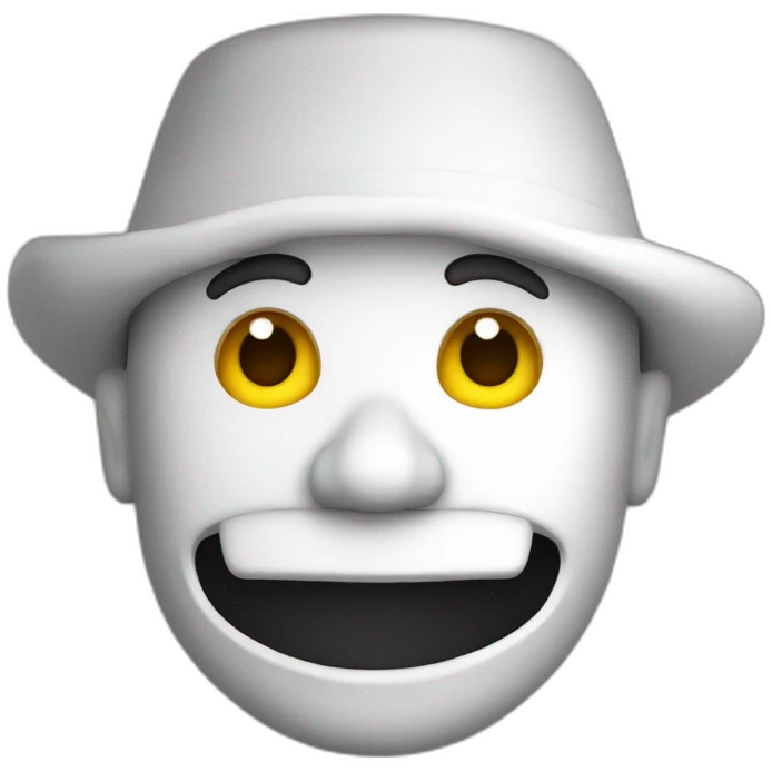 corse avec le bonhomme noir emoji
