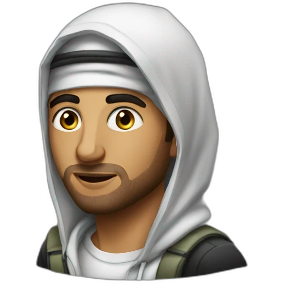 Palestine hacker young man emoji