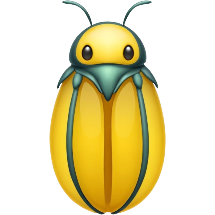 yellow  round chrysalis  emoji