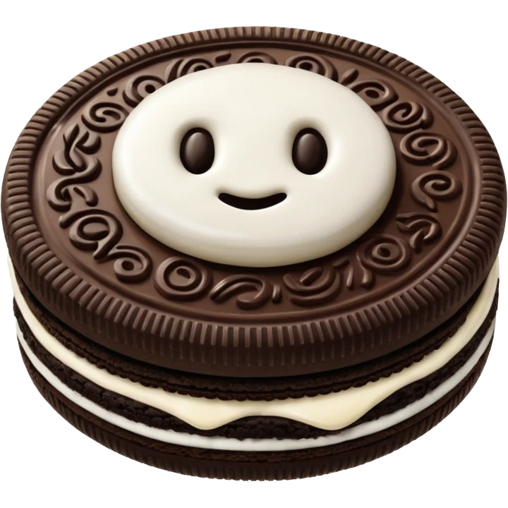 Oreo cookie emoji