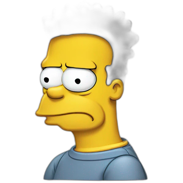 Bart from "the simpson" show emoji