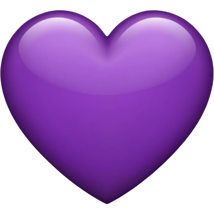 dark purple heart  emoji