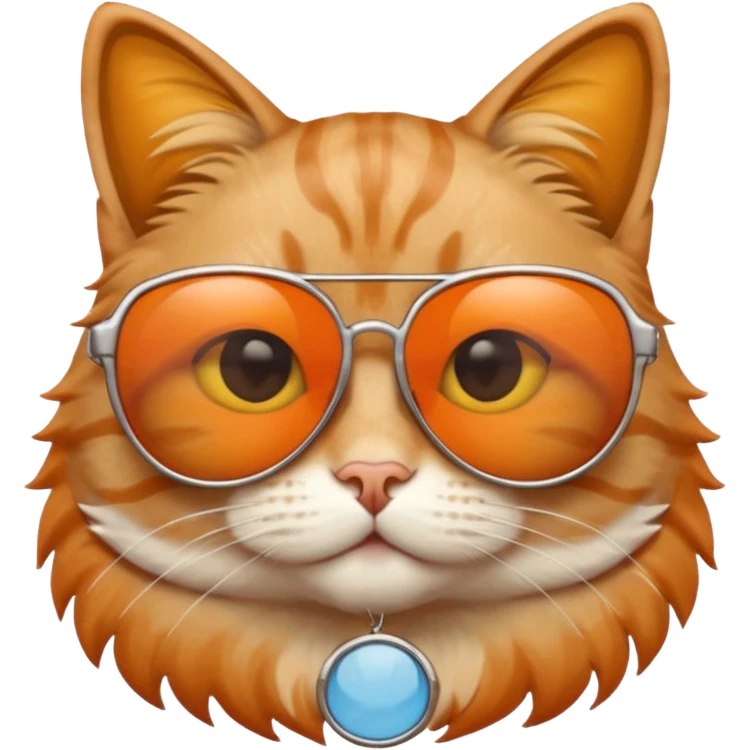 Cat wearing sunglasses emoji