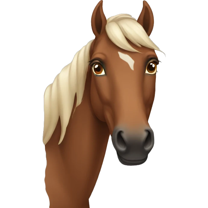 A brown horse emoji