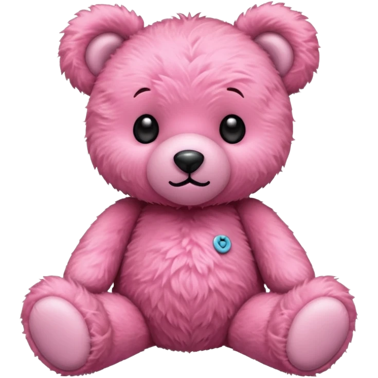 pink teddy bear emoji