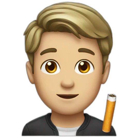 Cigarette boy emoji