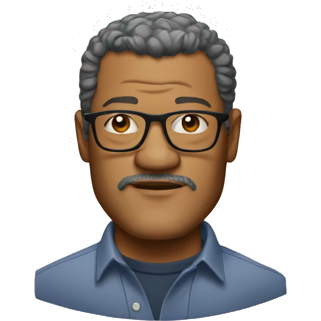 laurence-fishburne wearing shirt emoji