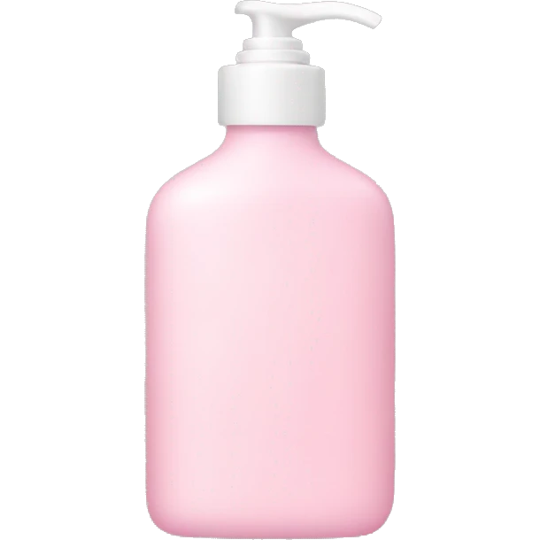 Light pink lotion bottle emoji