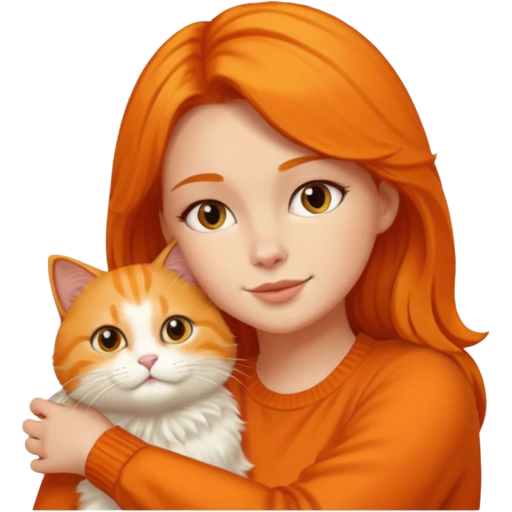 women with cat emoji