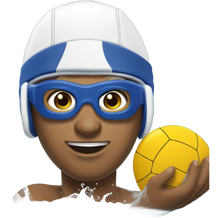 swimmer playing waterpolo emoji