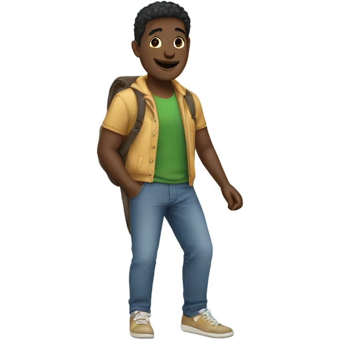 friends enjoying a casual day emoji