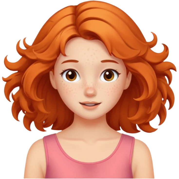 girl twirling hair blushing emoji