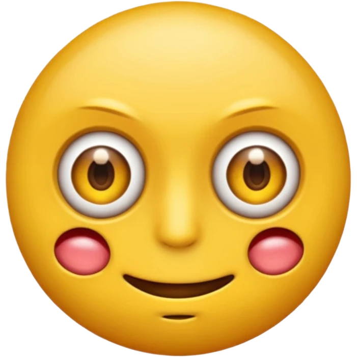 Un emoji normal mordiendose el dedo emoji
