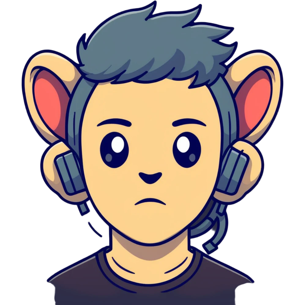boy with big ears and a mullet hairstyle emoji