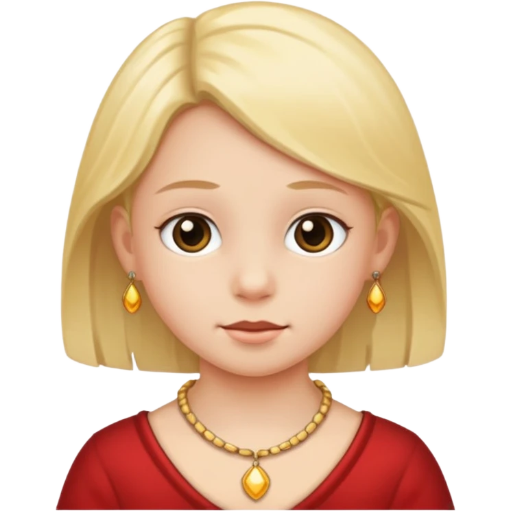 child with necklace  emoji
