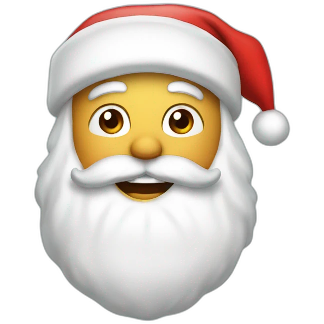 Santa say don't emoji