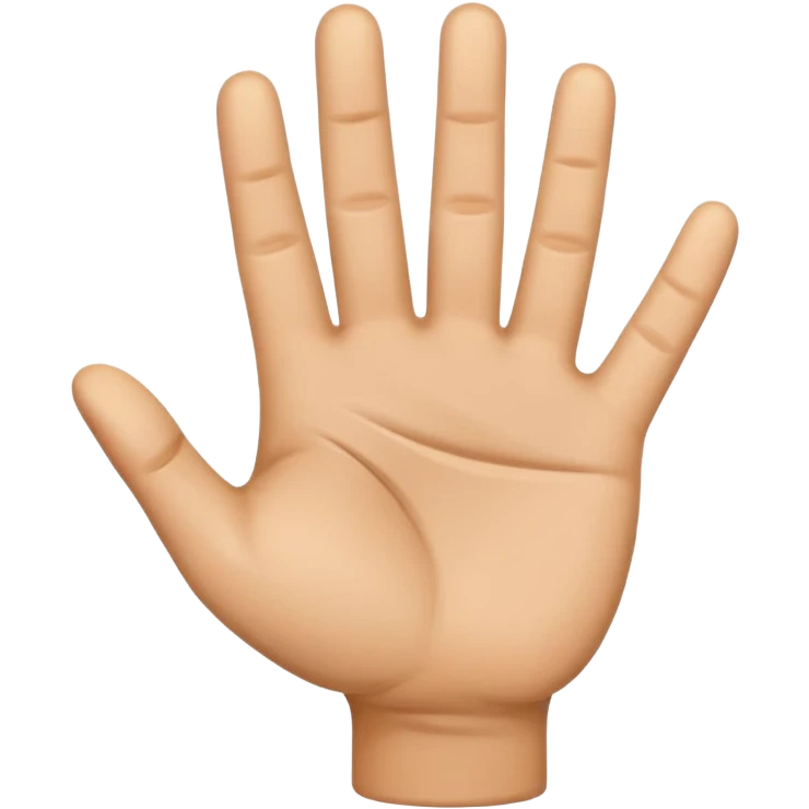 I need the palm down emoji for left hand emoji